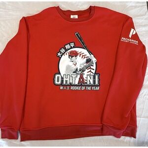 Shohei Ohtani Los Angeles Angels 2018 Rookie of the Year Sweatshirt SGA Men's XL